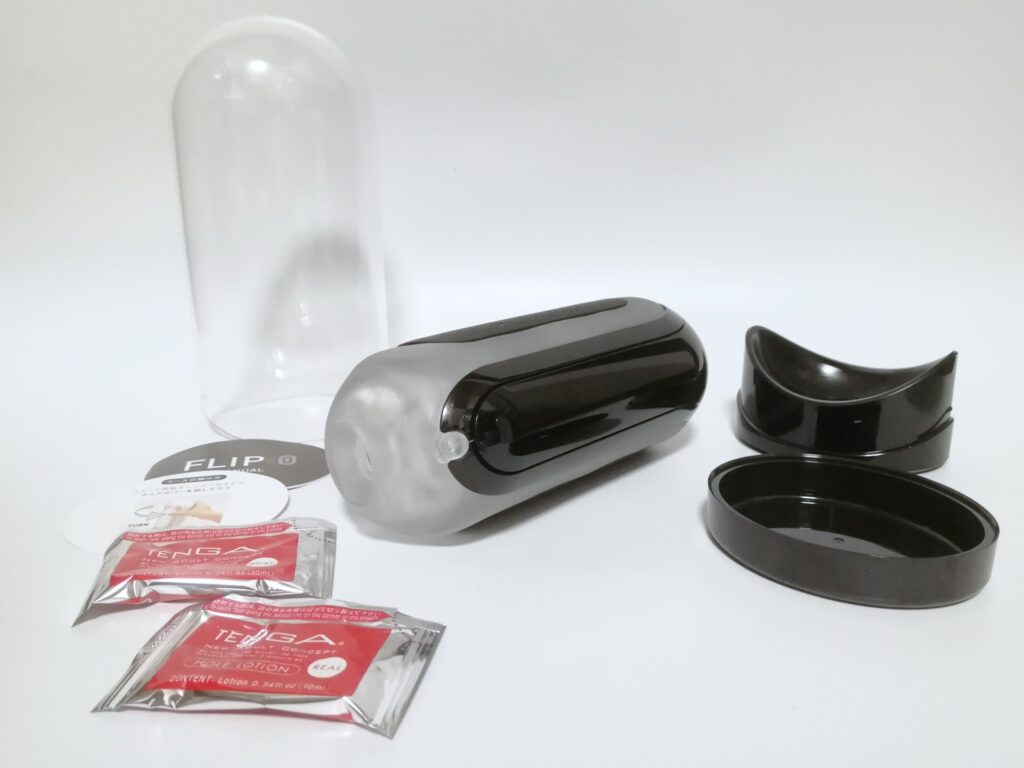 TENGA FLIP 0 (ZERO) [細緻白]黑內容物
