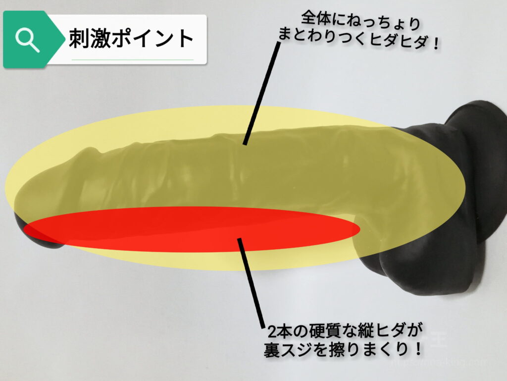 触手裏剣 すじズリ 刺激點