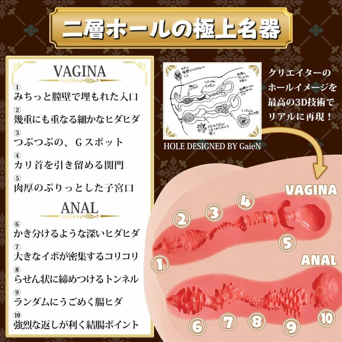 RealBody系列 超乳 北大路花音的內部結構