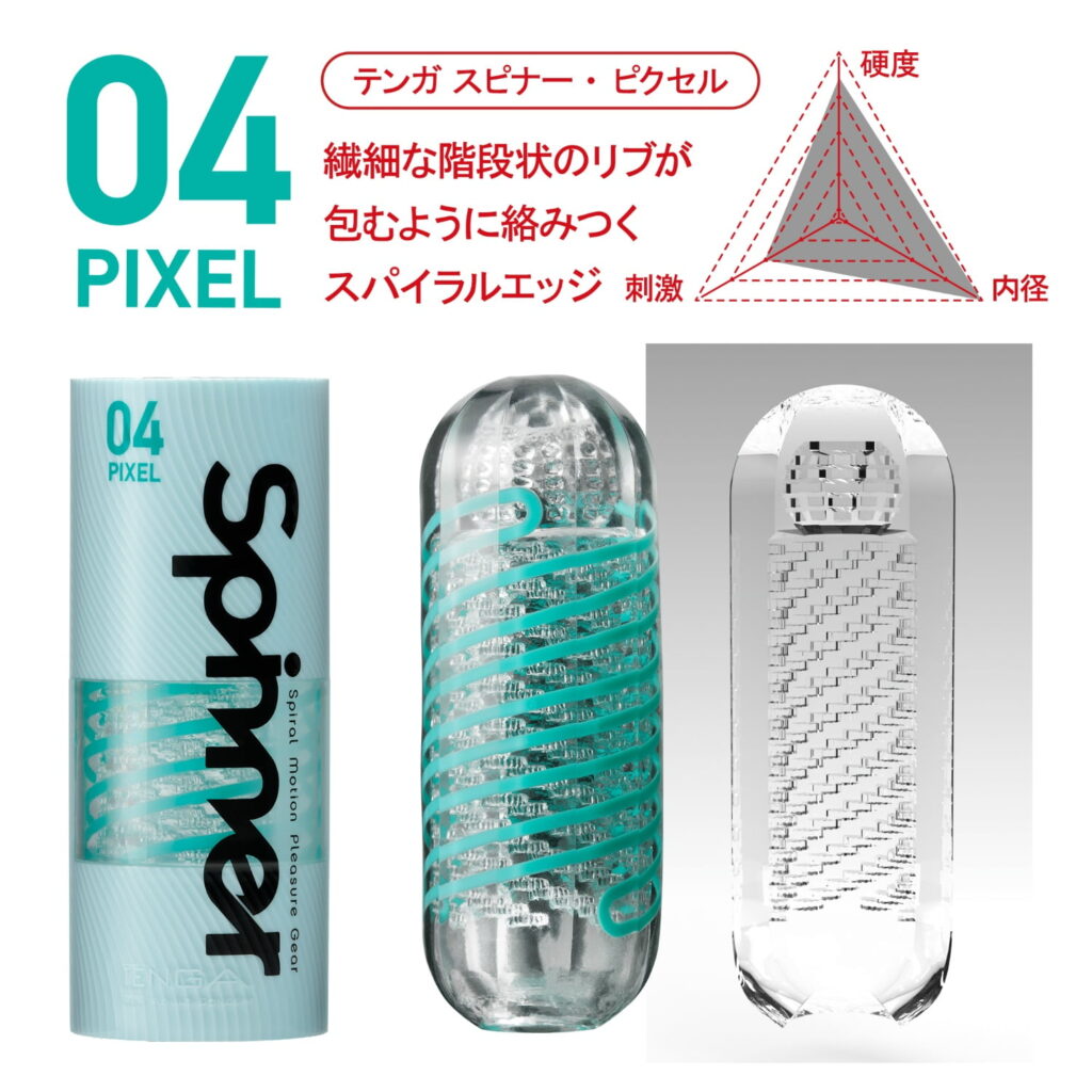 TENGA Spinner ピクセル04 內部結構
