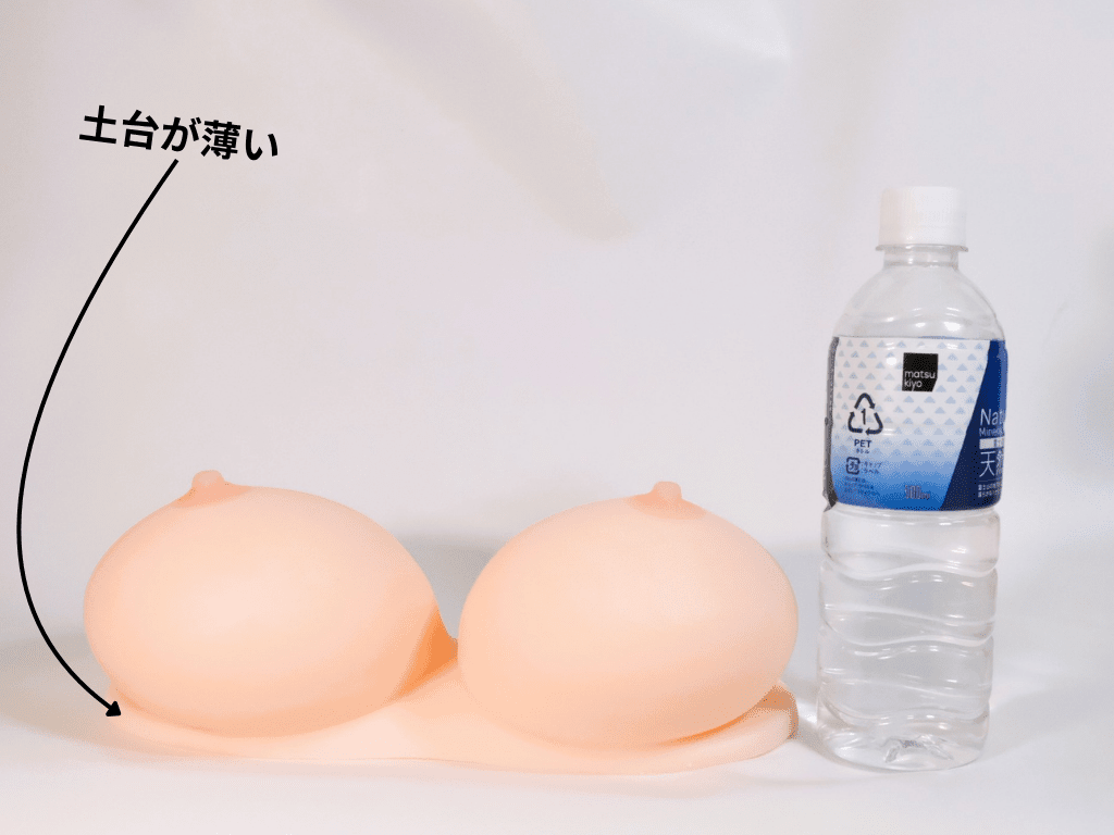 Q彈爆乳 DROPS 超柔軟版的底座太薄