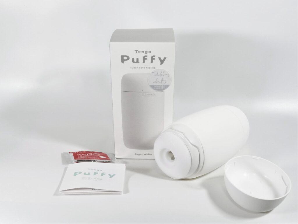 TENGA puffy Sugar White的內容物