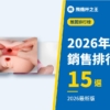 【2026年8月銷售排行榜】